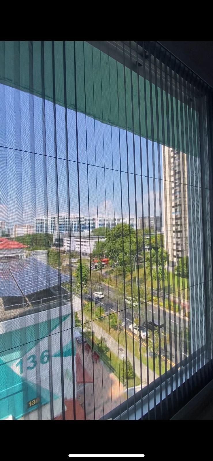 Pleated Mesh Screen